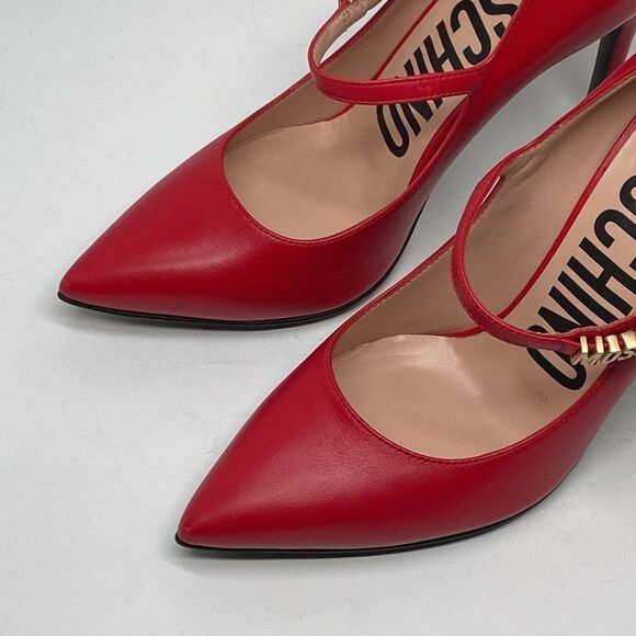 Moschino Leather Mary Jane Pump size 36 - Picture 8 of 16